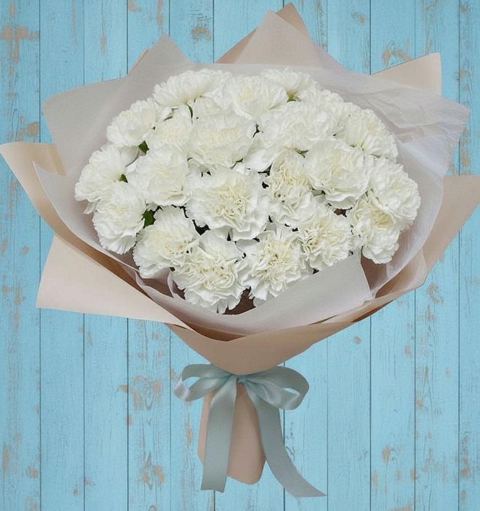 Букет цветов из: Гвоздики в Мирном