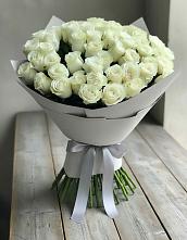 Букет 35 Белых роз в Мирном