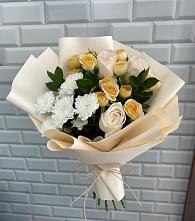 Букет цветов из:  Розы и Хризантемы в Мирном