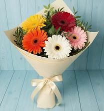 Букет цветов из:  Герберы в Мирном
