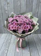 Букет цветов из:  Хризантемы #REPLACE_PRED# Мирном