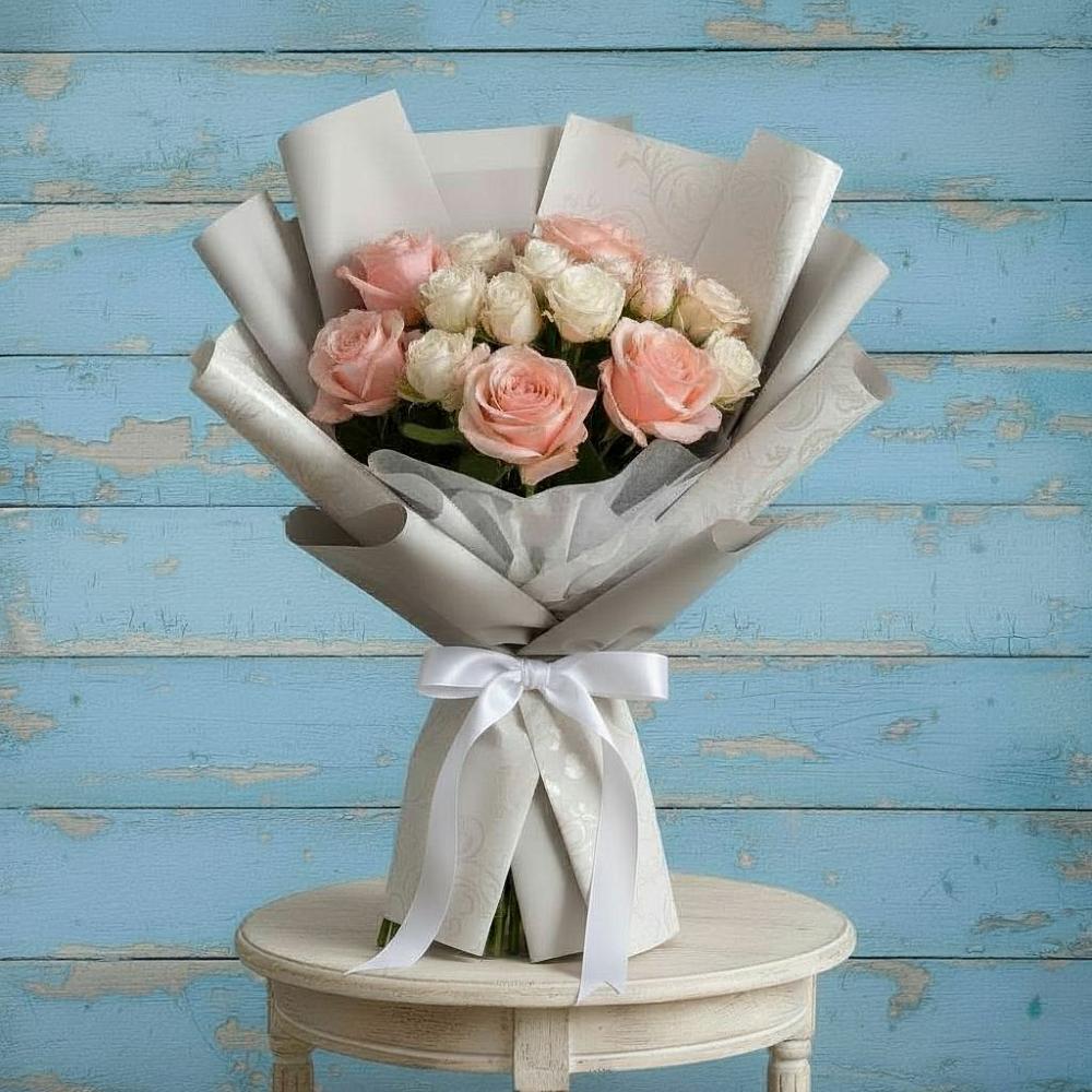 Букет цветов из: Розы в Мирном