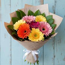 Букет цветов из:  Герберы #REPLACE_PRED# Мирном