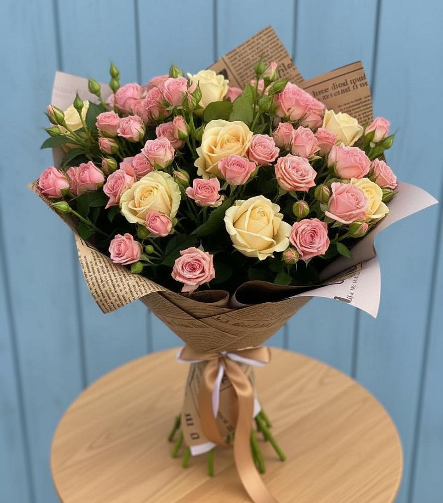 Букет цветов из: Розы в Мирном