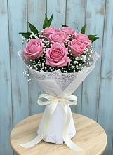 Букет цветов из:  Розы #REPLACE_PRED# Мирном