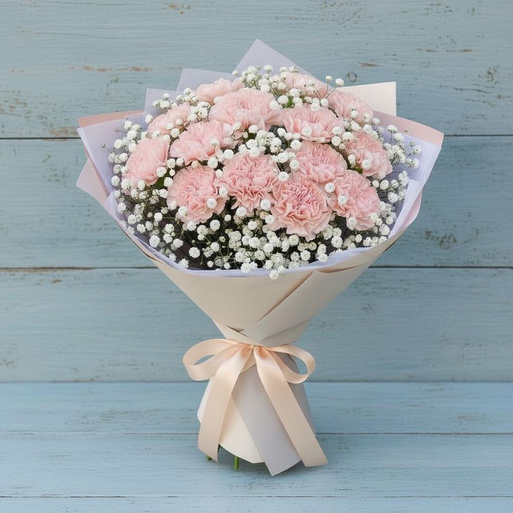 Букет цветов из: Гвоздики в Мирном