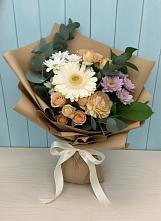 Букет цветов из:  Герберы и Хризантемы в Мирном