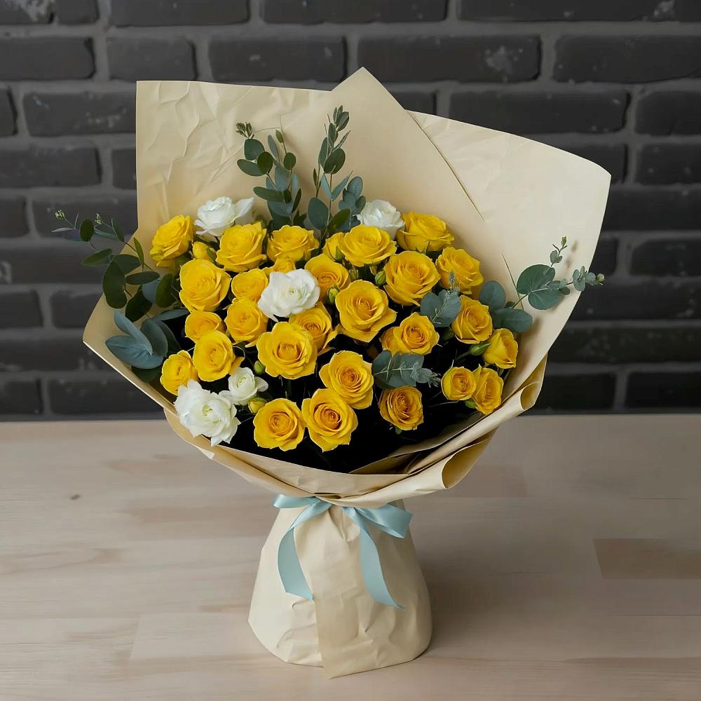 Букет цветов из: Розы в Мирном