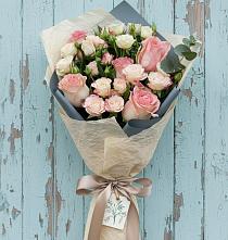 Букет цветов из:  Розы #REPLACE_PRED# Мирном