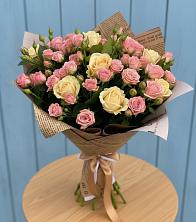 Букет цветов из:  Розы в Мирном