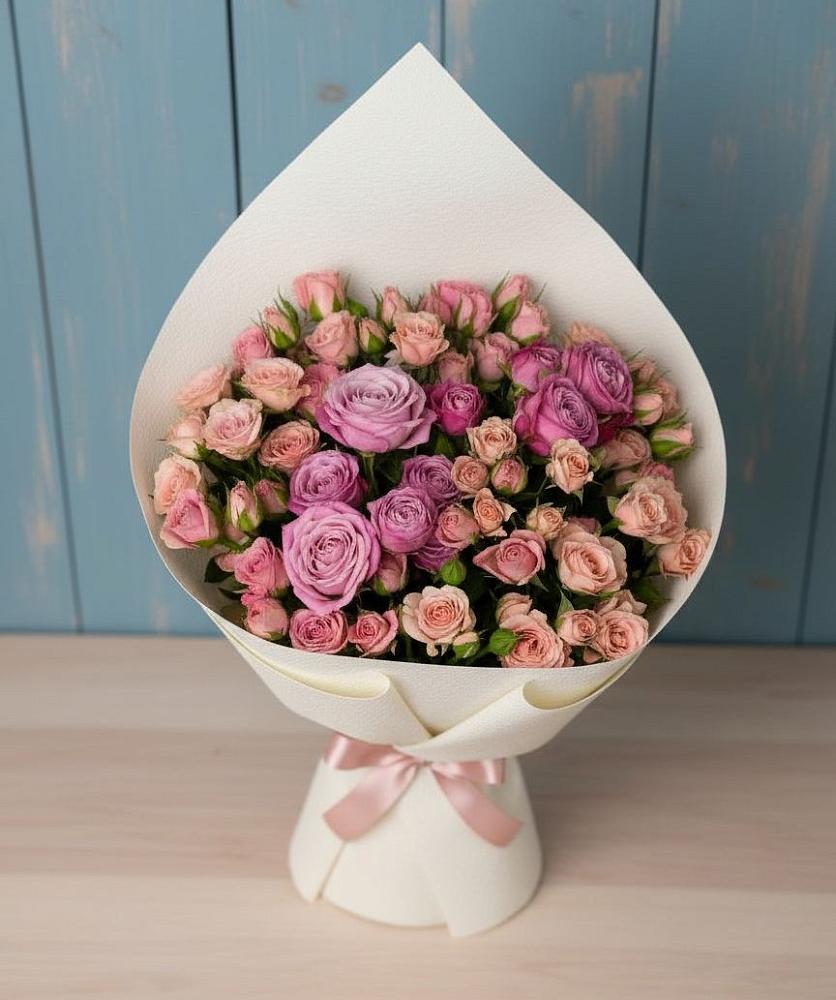 Букет цветов из: Розы в Мирном
