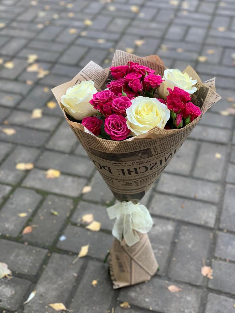 Букет цветов из: Розы в Мирном