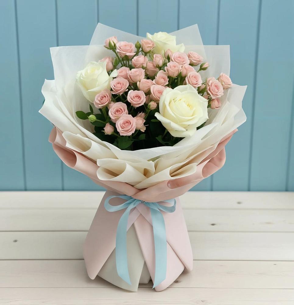 Букет цветов из: Розы в Мирном