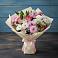 Букет цветов из: Хризантемы, Альстромерии и Розы в Мирном
